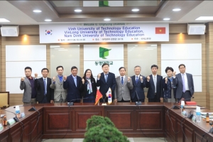 베트남 4개대 총장단이 동명대 방문해 빈기술교육대학교 학생교류협력 등을 협의했다