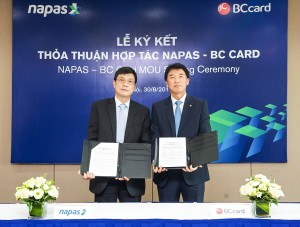 BC카드가 베트남 NAPAS와 결제사업 협력을 위한 MOU를 체결했다