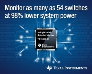 TI가 기존 솔루션보다 최대 98%까지 더 적은 시스템 전력을 소모하는 MSDI 제품 2종