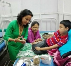 옥타파마가 네팔에서 인간 세포주 유래 재조합 인자 VIII 생산물 누윅 기증