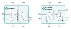 맥심 인터그레이티드 코리아가 절연 CAN 트랜시버 2.75kV/5kV 제품군 MAX1487