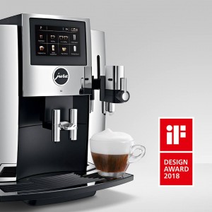 유라 가정용 커피머신 S8이 iF 디자인어워드 2018에서 주방 부문 제품 디자인을 수상했