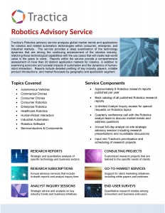 글로벌인포메이션이 제공하는 Robotics Advisory Service