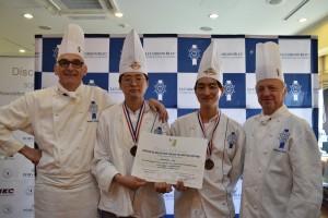 2018 아시아 에스코피에 주니어 요리대회 한국대표 선발전에서 2위를 차지한 이순환 군과 