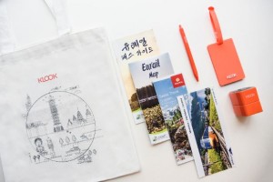 클룩에서 유레일패스를 구입하면 배송되는 2만원 상당의 클룩 여행용 패키지