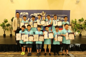 2018 WMO World Final에서 우승한 한국 대표팀