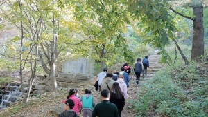 학교밖청소년 숲체험캠프 숲길트레킹