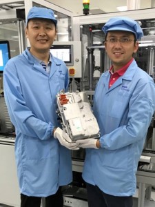 일체형 인버터 DC·DC의 생산을 시작한 델파이 테크놀로지스의 중국 쑤저우 제조 센터