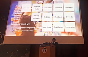 대전 컨벤션 센터에서 열린 2018 국제낙농연맹 연차 총회에서 풀무원다논 R&I센터의 임광