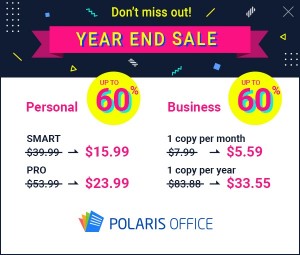 Polaris Office Launches 2018 Year End Sales Promot