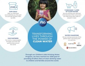 P&G가 어린이 안전 식수 프로그램을 통해 우리는 전세계 어린이들과 가족들에게 깨끗한 식수