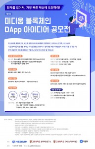 미디움 DApp 아이디어 공모전 포스터