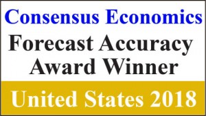 무디스 애널리틱스가 컨센서스 이코노믹스의 미국 부문 2018 전망 정확성 어워드를 수상했다
