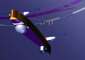 CAD image of the nacelle below the aerostat