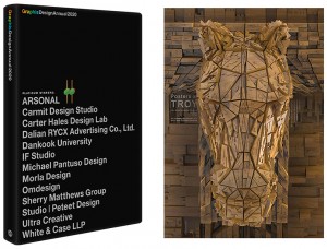 좌측부터그라피스 디자인 애뉴얼 2020과 대상 수상작인 Trojan Horse