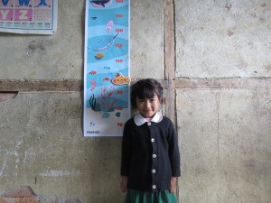 상반기 키재기 만들기 캠페인 완성품을 미얀마 친주(Chin State) 동바학교에 전달한 모습