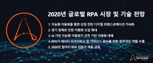 오토메이션애니웨어의 2020년 RPA 시장 및 기술 전망
