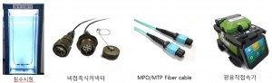 FOSTEC 침수시험기, 비접촉식 커넥터, MPO/MTP Fiber cable, 광융착 접
