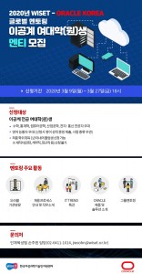 2020년 WISET-Oracle Korea 글로벌 멘토링 멘티 모집 안내
