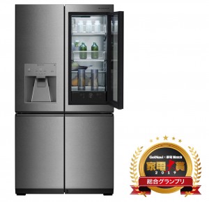 LG전자의 LG 시그니처 냉장고 제품명: GR-Q23FGNGL가 일본 가전대상 2019에서