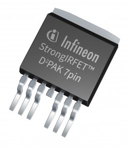 인피니언이 배터리 구동 애플리케이션을 위한 D2PAK 7pin+ 패키지 StrongIRFE