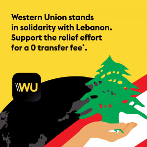 Western Union Stands in Solidarity with Lebanon; M