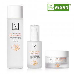 프랑스 이브 비건 인증을 받은 파우 샤이니 펌킨 비건 화장품