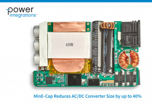 새로운 MinE-CAP 디바이스로 입력 벌크 커패시터 크기 대폭 감소, 돌입 전류 최대 9