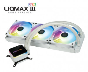 에너맥스 CPU 수냉쿨러 LIQMAX III ARGB 360 화이트