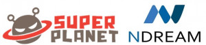 메가존클라우드 고객사 ‘SUPER PLANET’ 과 ‘NDREAM’ 로고