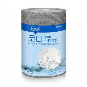 MSS Holdings가 넓은 면적과 올록볼록한 엠보싱으로 부드러운 거품 세척을 할 수 있는 ‘코디 일회용 수세미 타월’을 출시했다