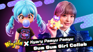 Ninjala가 신곡 ‘Gum Gum Girl!’과의 컬래버레이션을 진행한다