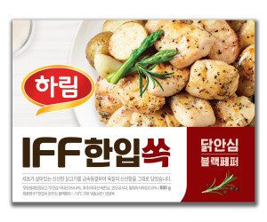 하림 IFF 한입쏙 닭안심 블랙페퍼 제품