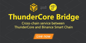 바이낸스 스마트체인(BSC)과 썬더코어(TT체인) 간 크로스체인 서비스가 공식 개시됐다