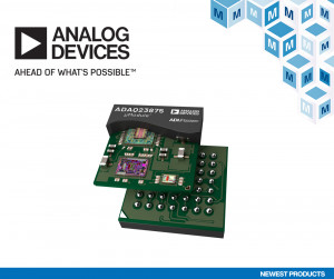 마우저가 아나로그디바이스 ADAQ23875 µModule DAQ을 공급한다