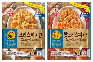 오뚜기가 출시한 오즈키친 크리스피치킨 2종