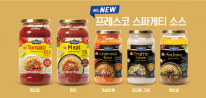 오뚜기 프레스코의 스파게티 소스 대표 품목
