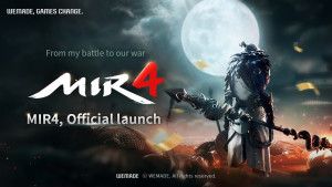 Blockbuster MMORPG ‘MIR 4’ by Wemade Co., Ltd., wi