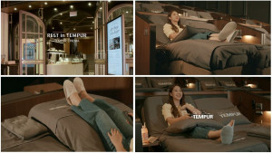 템퍼 ‘REST in TEMPUR 캠페인’ 영상 캡처