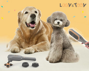 홈일렉코리아가 반려동물 전용 마사지기 브랜드 ‘루시앤토비’를 정식 론칭했다