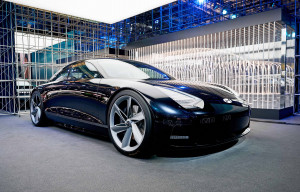 현대차가 출시할 두 번째 전용 전기차 아이오닉6의 콘셉트카 '프로페시(Prophe