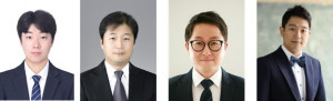 왼쪽부터 서울대학교 정병찬 박사 과정, 임영섭 교수, 한국과학기술연구원 오형석 박사, 이웅