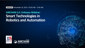 AMCHAM과 주한미국 대사관이 ‘로봇 공학 및 자동화의 스마트 기술 웨비나’를 공동 개최