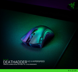 레이저(RAZER)가 무선 게이밍 마우스 Razer DeathAdder V2 X HyperSpeed를 출시했다