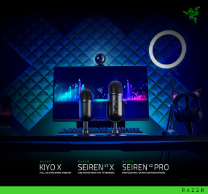 레이저가 스트리머를 위한 스트리밍 장비 3종을 출시했다