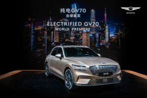 2021 광저우 모터쇼에서 세계 최초로 공개된 제네시스 GV70 전동화 모델