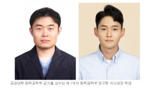 건국대 공과대학 화학공학부 김기출 교수, 제1저자 화학공학부 정구현 석사 과정 학생