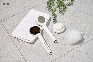 아에르가 출시한 워터 솔루션 2in1 필터 샤워기