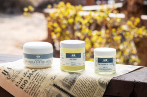 반데르피게의 대표 제품 3종(칼렌듈라 허스텔크림, 카텐벳 멀티밤, MSM 유황솔트크림)