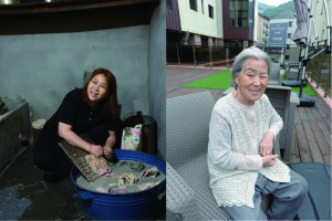 왼쪽부터 기증자 이은영(43세), 기증자 김숙필(86세)